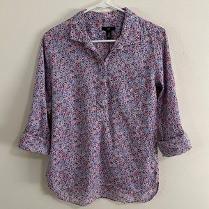 Gap Women’s Half Button Floral Tunic | Size: XS